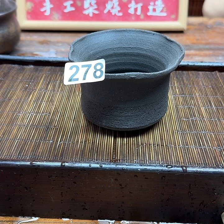 纯手工制作粗陶茶具