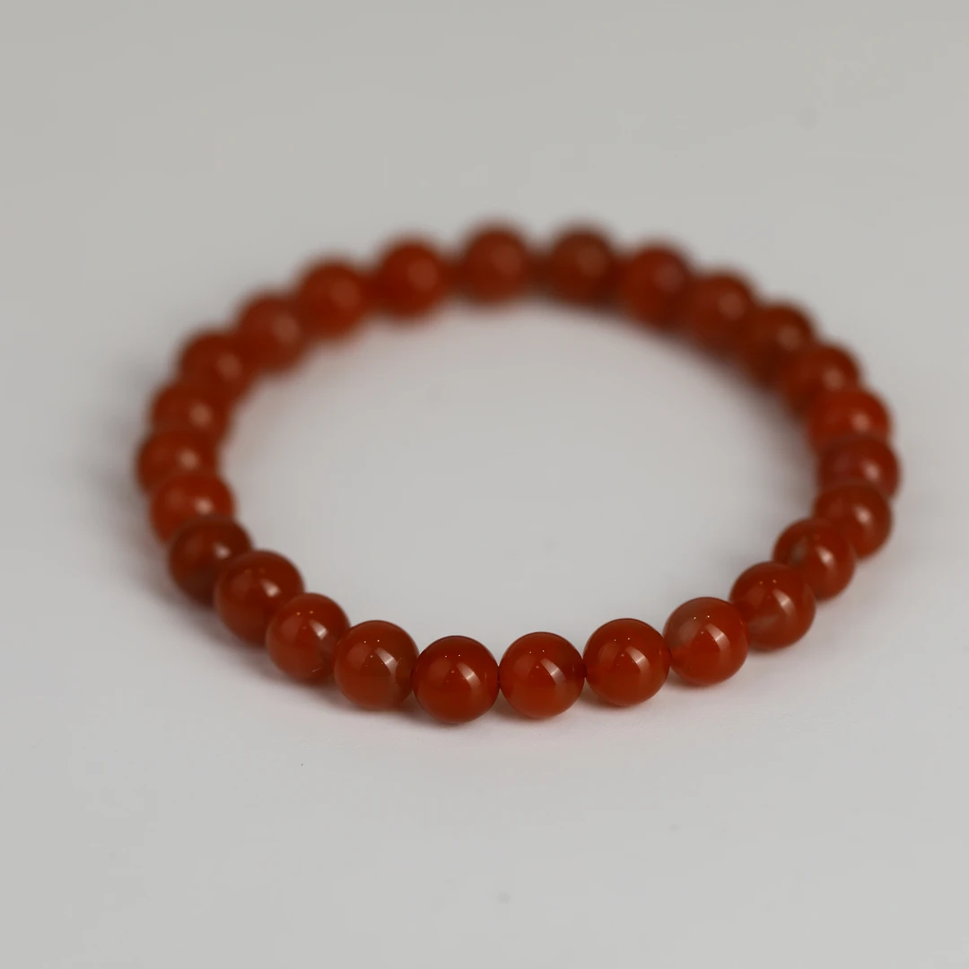 【竞拍】南红单圈手串 nh20241105-22-1