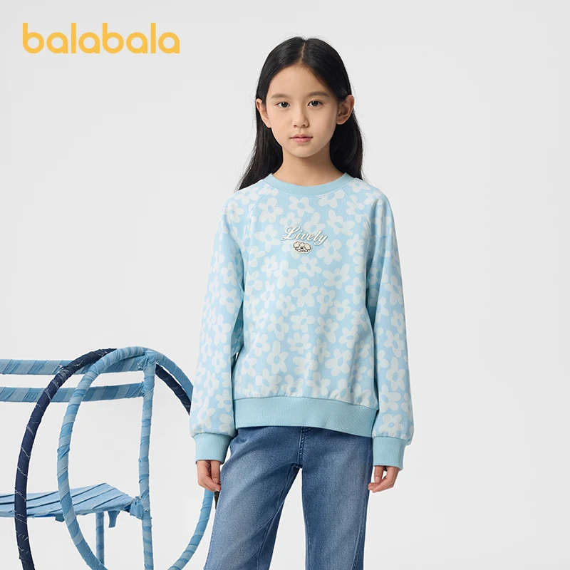 【miiiiichan】巴拉巴拉童装女童长袖卫衣小中大童春秋上衣