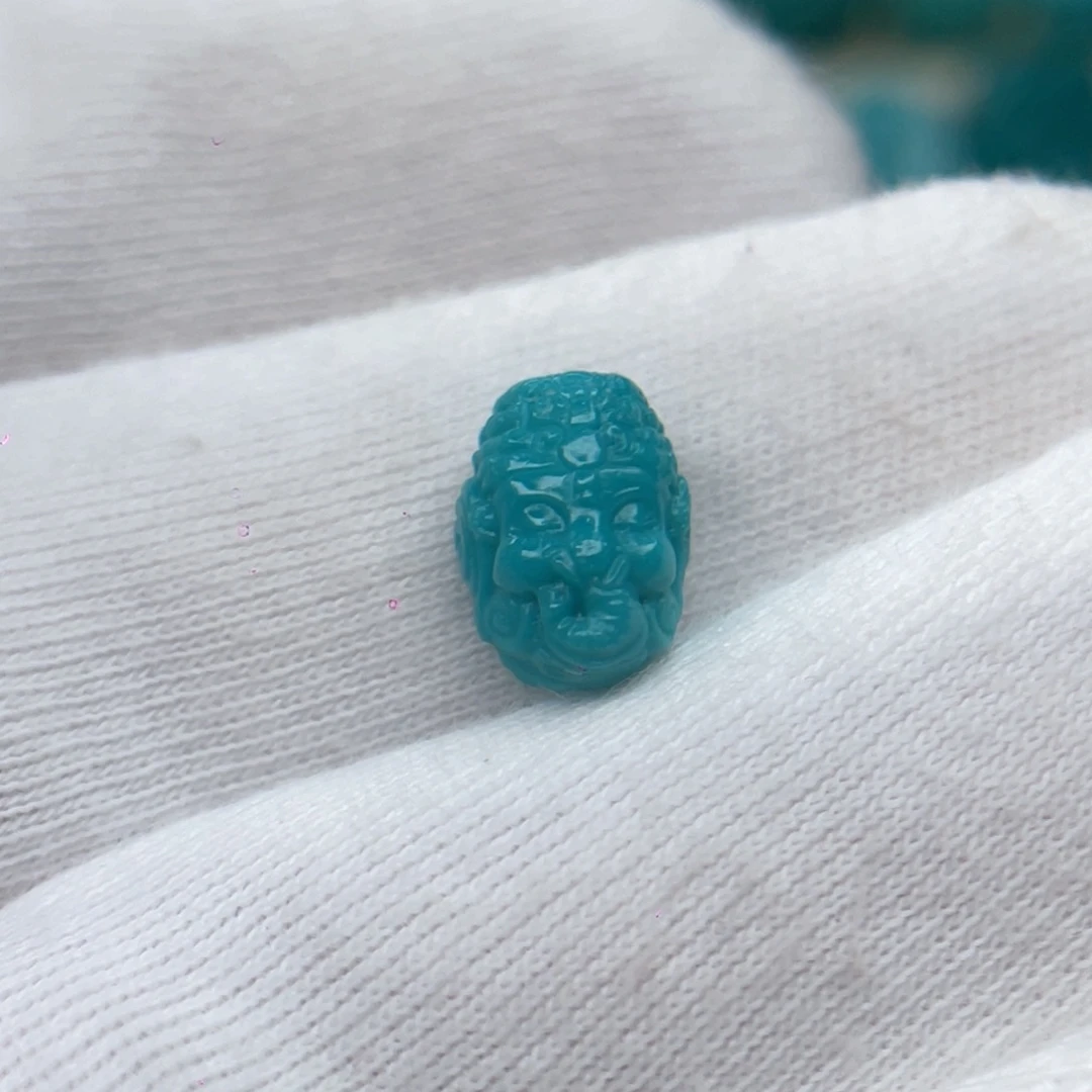 绿松石未镶嵌颈饰卡7.8-10.3