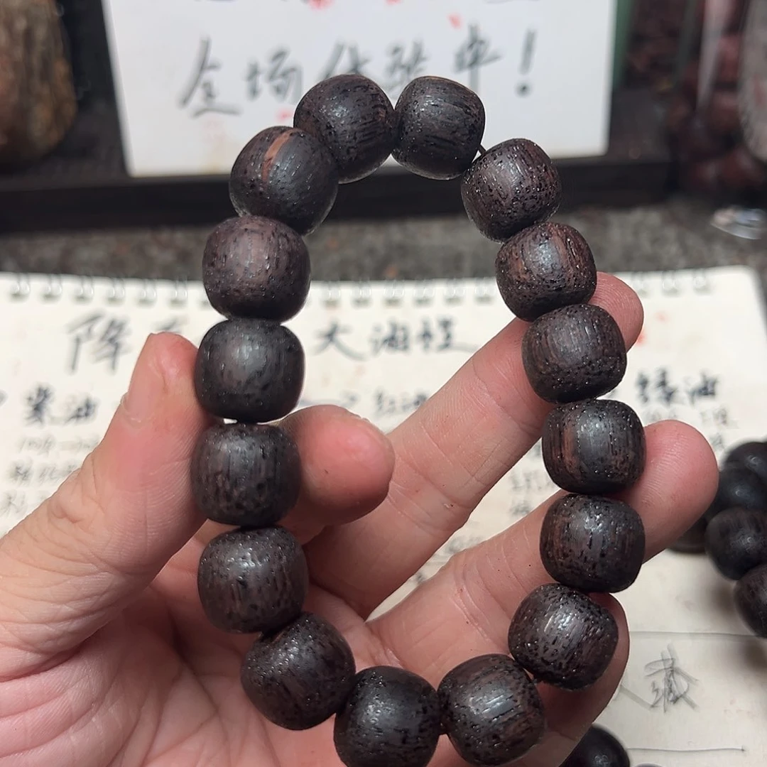 降真香手串/手链缅甸小叶降真香1314老邢绿油qi