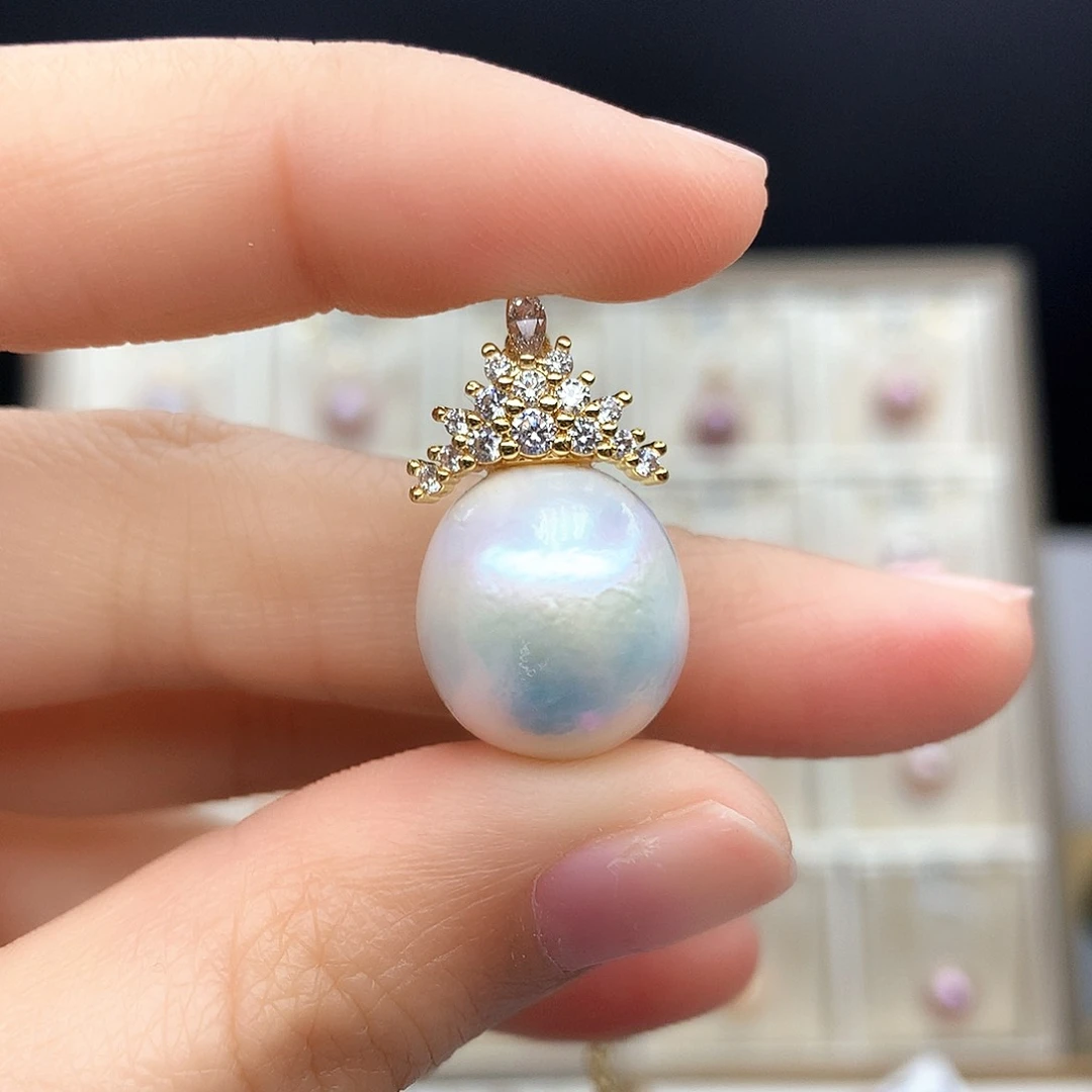 淡水珍珠颈饰合金