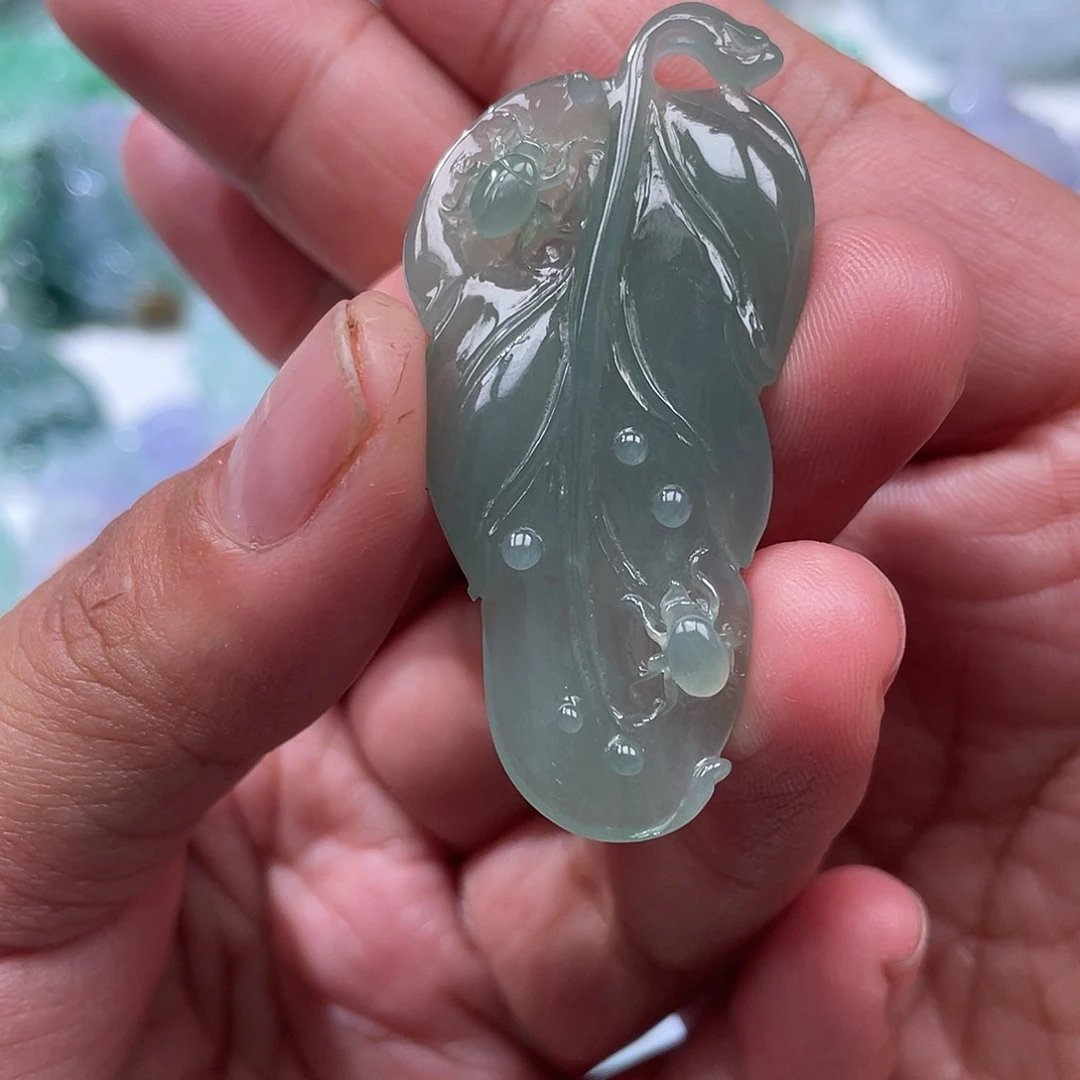 颈饰未镶嵌翡翠翡玉缘翡翠