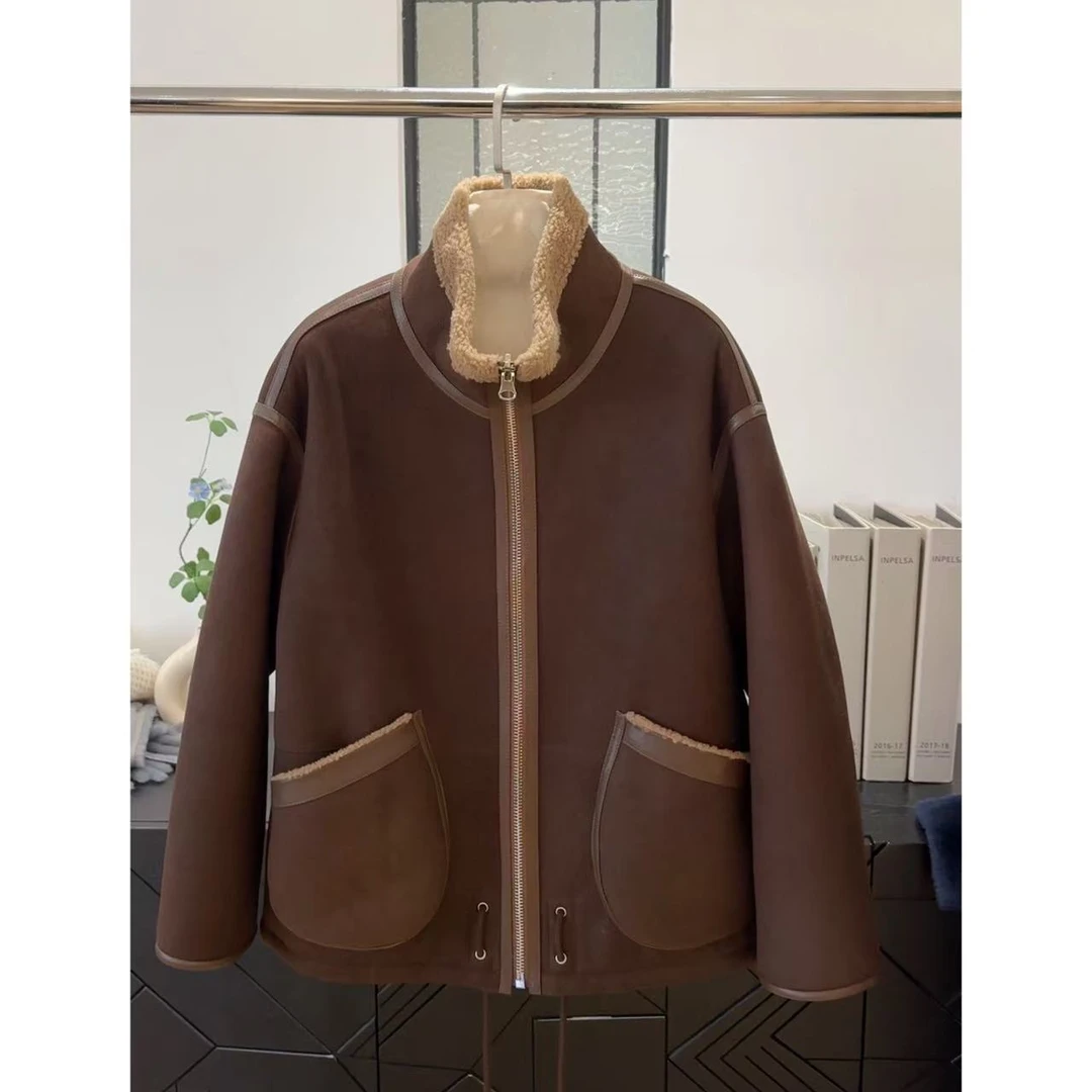 佰力郎年终大促【福利样衣孤品特价商品谨慎购买】皮毛一体外套皮草