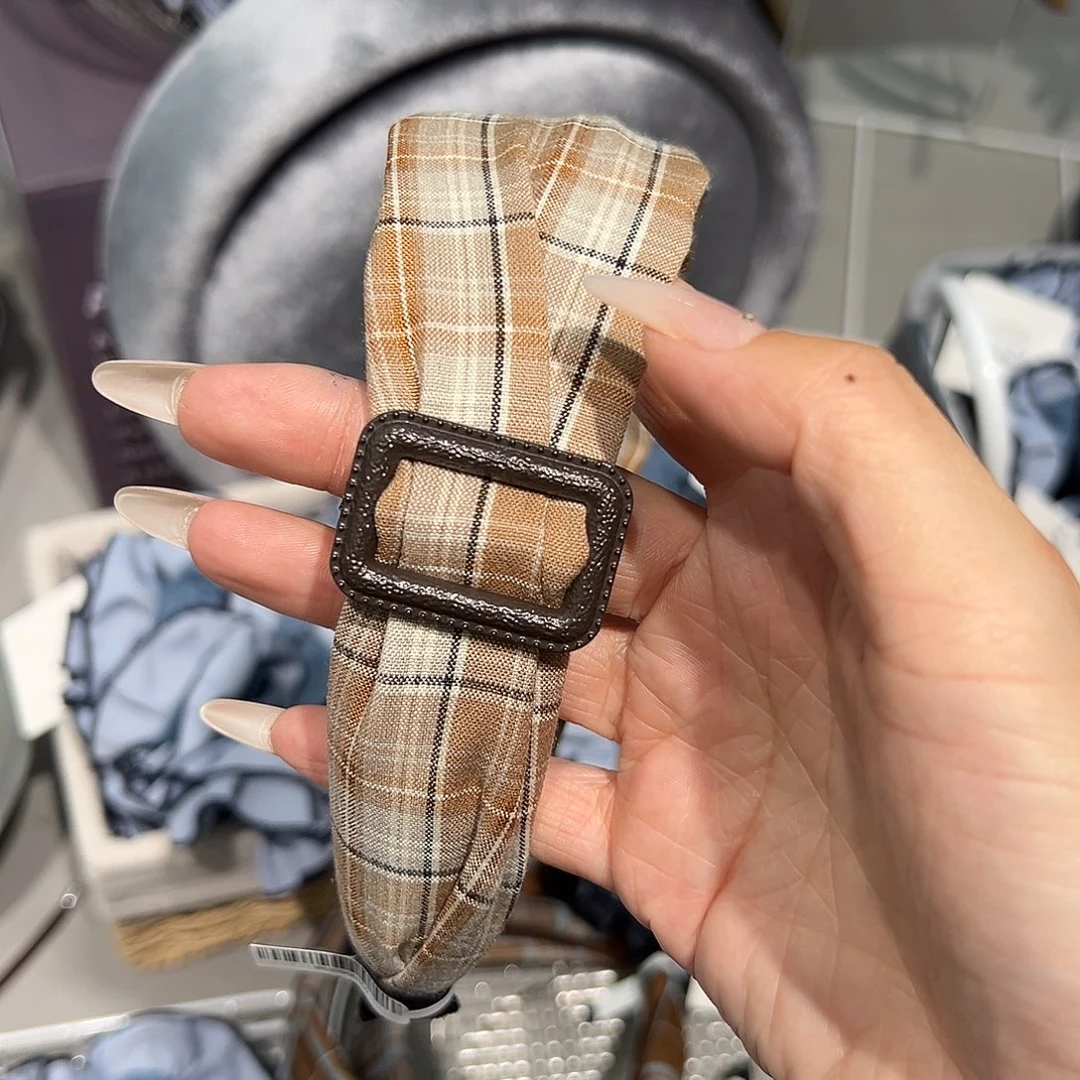 非金属布艺浅色发箍