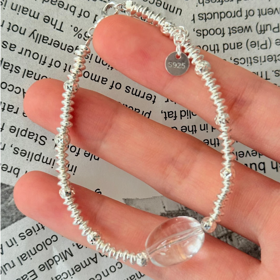 925银手链 简约百搭ins时尚冷淡风小众韩版气质纯手工手链