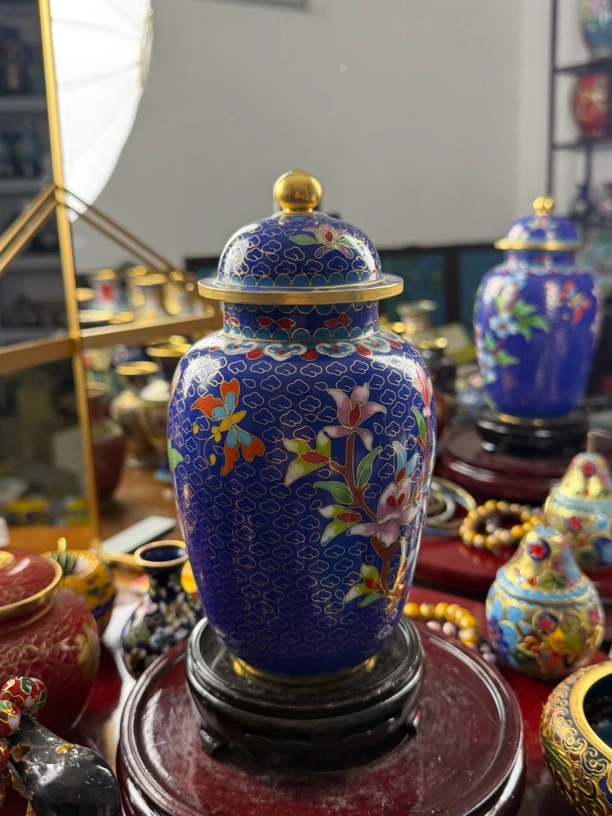 景泰蓝将军罐.创汇时期.