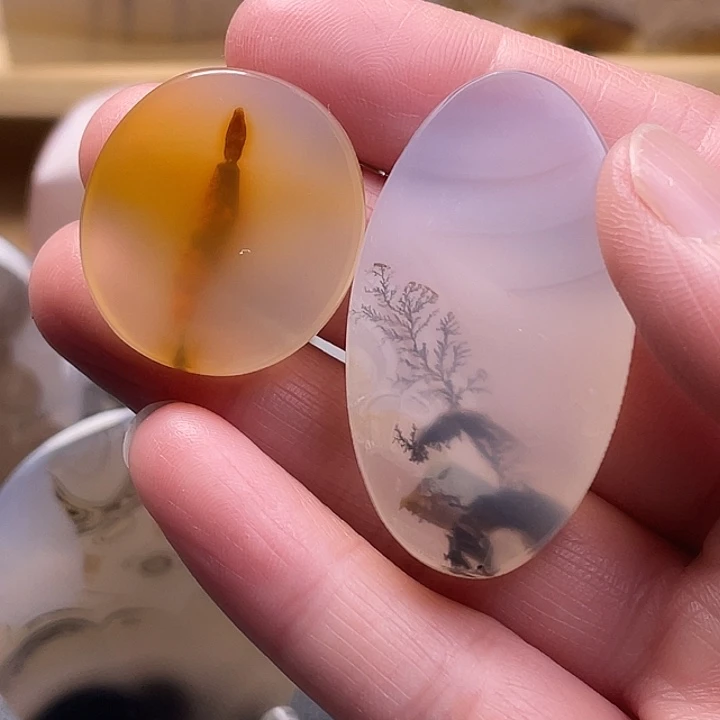 玛瑙/玉髓吊坠(不含链)未镶嵌如*