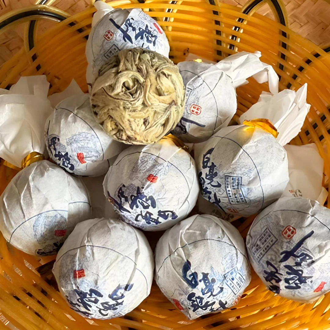 【白毫银针龙珠】2025年头春头采春茶 云南景谷白茶 花果香