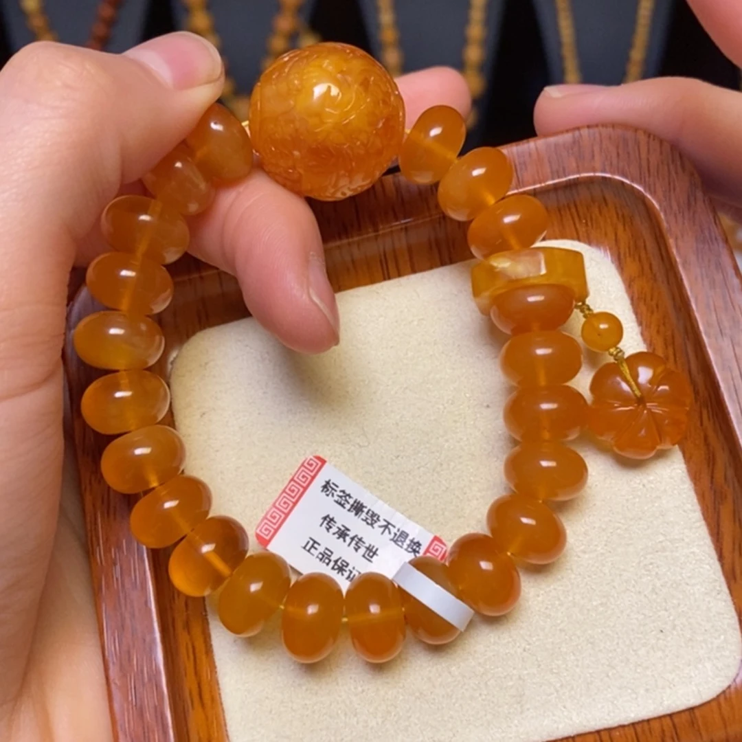 【闪购商品】蜜蜡手链未镶嵌手串