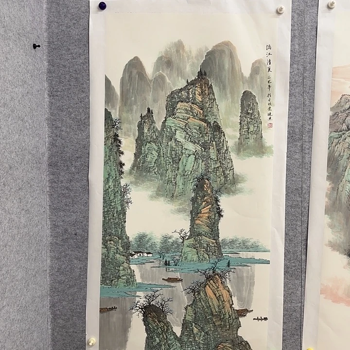 国画花鸟等多种形式
