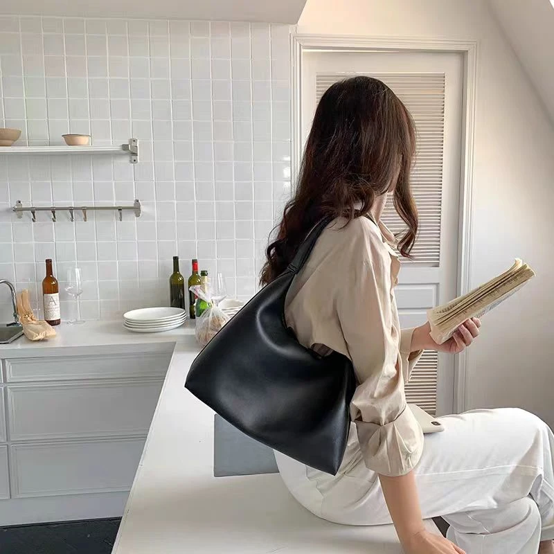 音音宠粉质感包包软糯牛皮法式单间腋下包