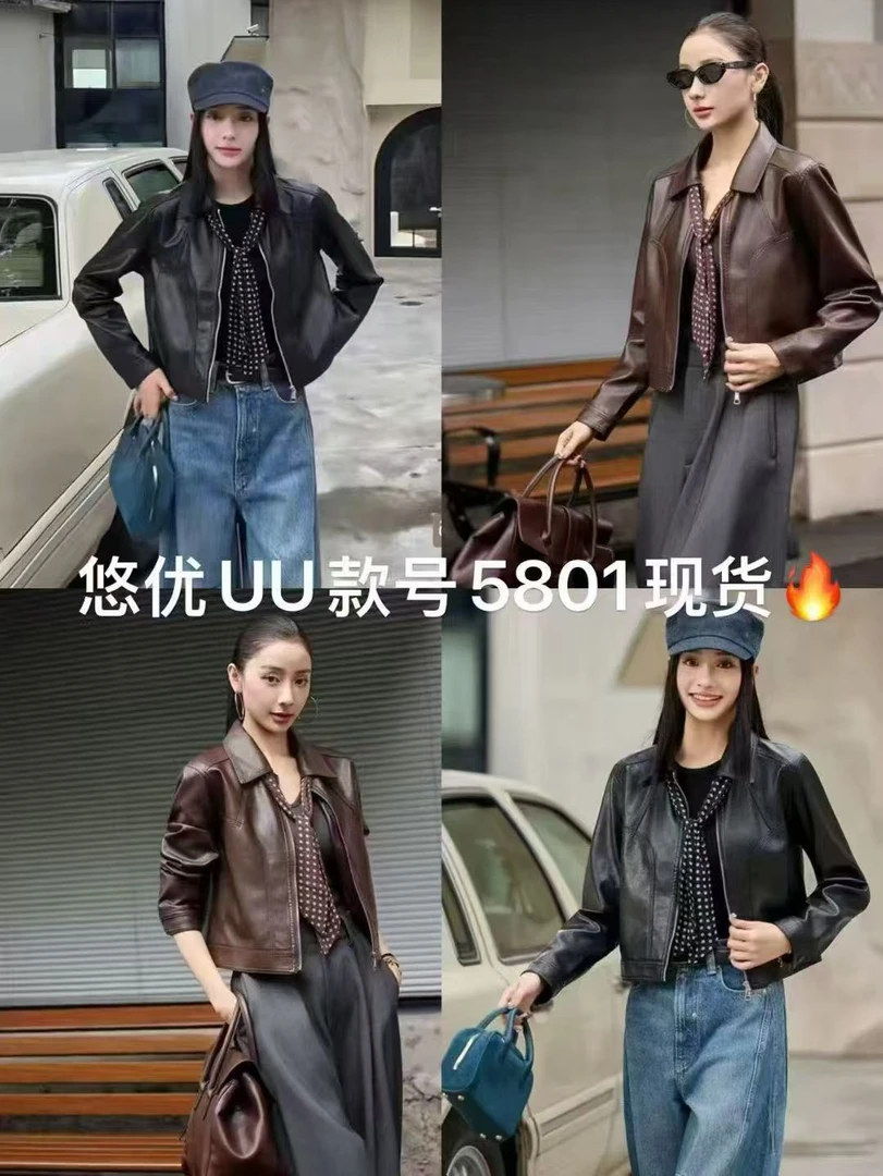 西藏拉萨发货女短款宽袖直下摆薄款秋季短外套休闲设计师韩版上衣