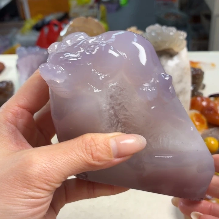 玛瑙/玉髓未镶嵌吊坠(不含链)