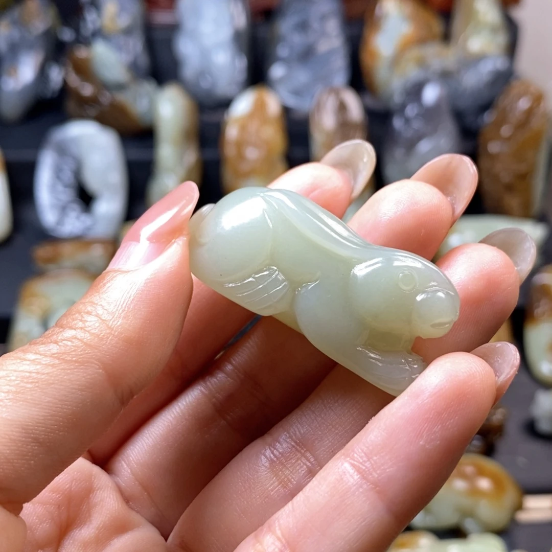 千***行和田玉未镶嵌挂件