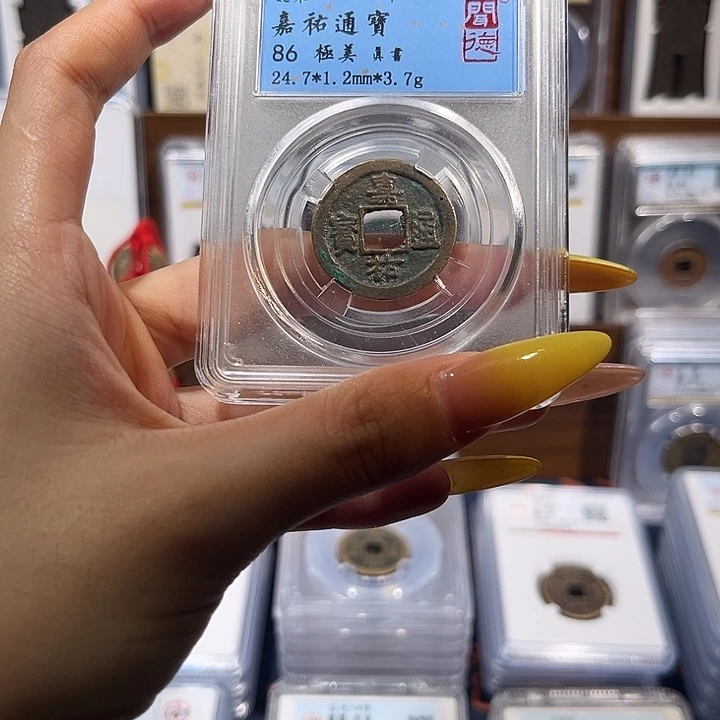 铜嘉佑通宝 保真保老
