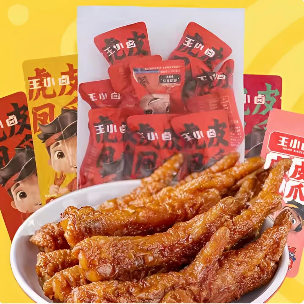 王小卤 虎皮凤爪105g*4