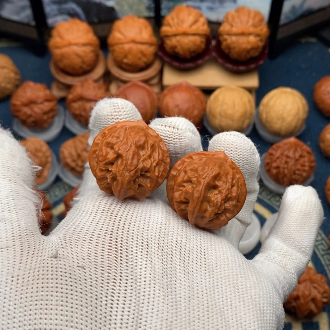 把件文玩核桃蝴蝶粗筋