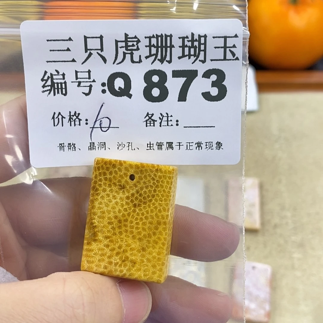 硅化珊瑚（珊瑚玉）1未镶嵌散***奇