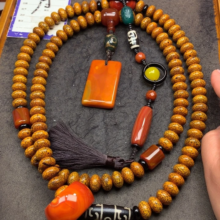 花***贵星月菩提吊坠脖挂