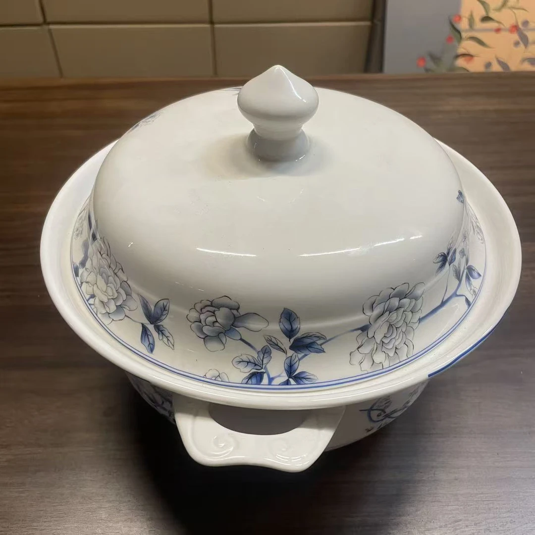 青花瓷家用煲汤碗