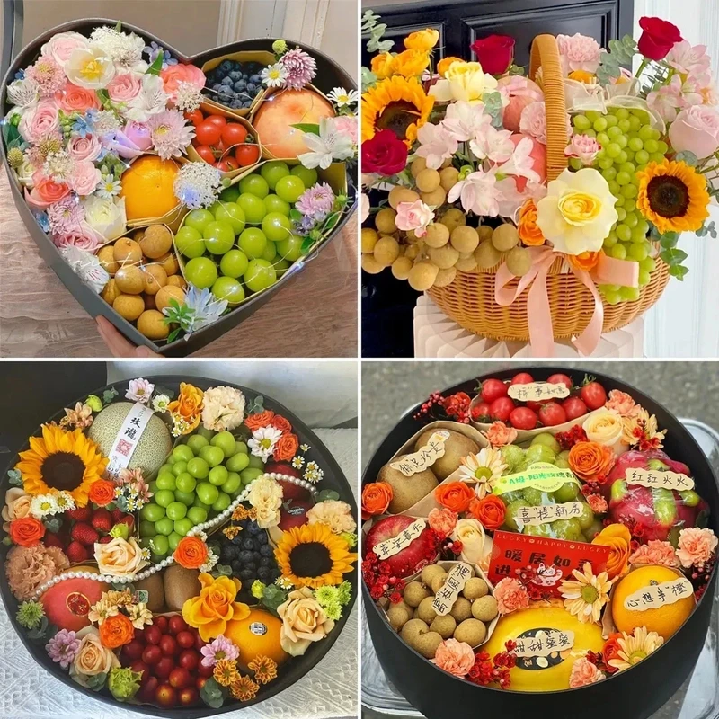 团购节日水果礼盒鲜花花束生日乔迁速递长辈同城果篮抖音附近送礼