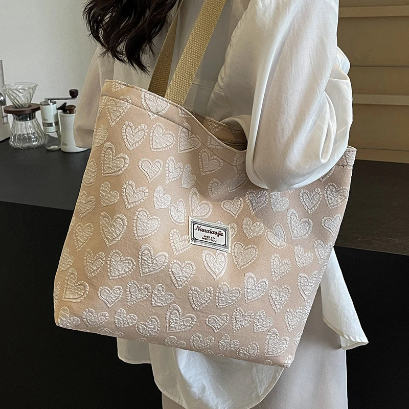 高级感大容量单肩包托特包女新款时尚通勤妈咪包百搭手提包腋下包