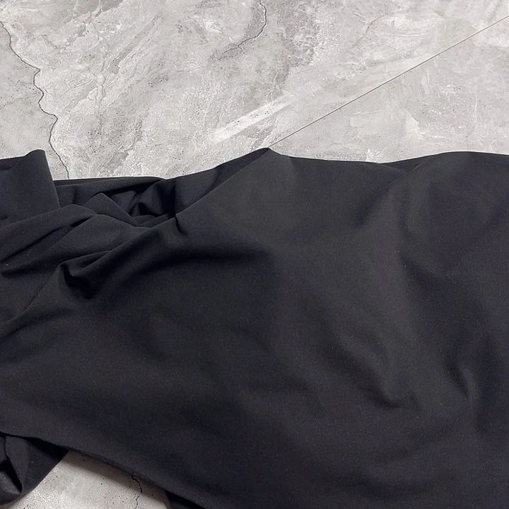 聚酯纤维黑平纹速干3米