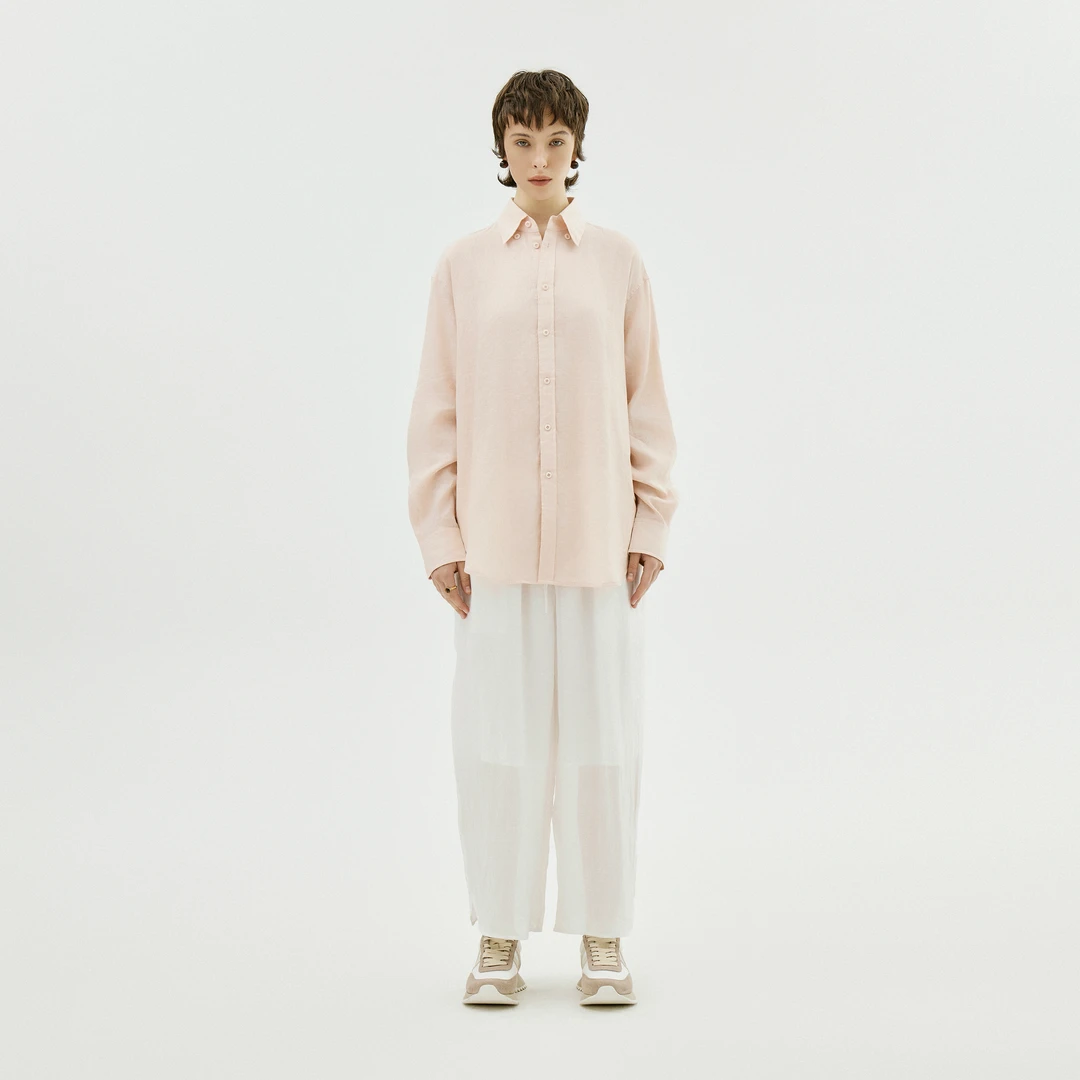 AP洛哥43015HC/33001QB 【三色】透气亚麻 半身裙/简约慵懒感衬衫