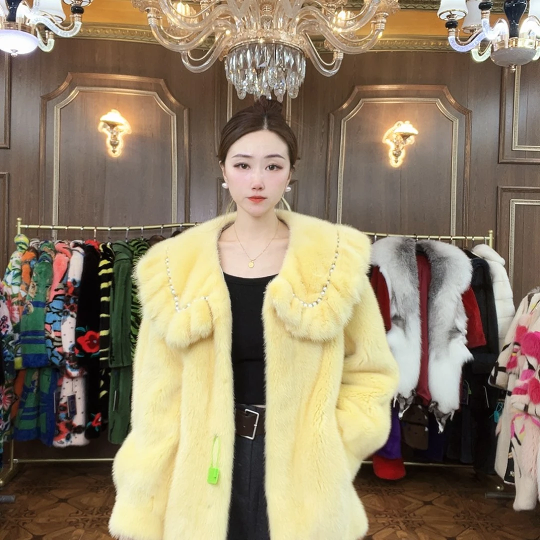 貂皮大衣时尚潮流