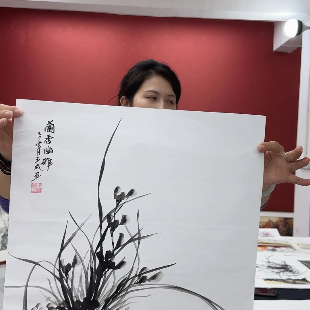 国画国画作品欣赏斗方