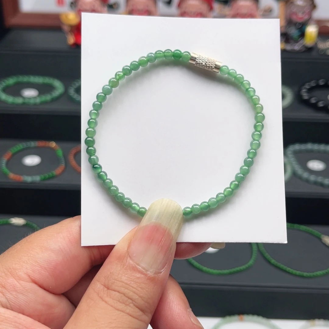 未镶嵌手链翡翠翡翠