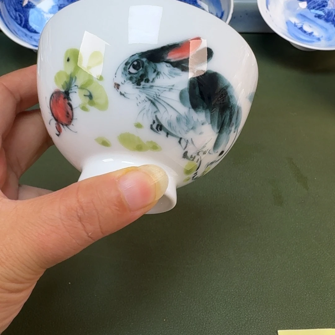 景德镇纯手绘茶具圆圆252