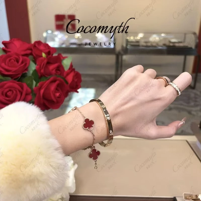 【春节不打烊】轻奢时尚花花手链（玫）