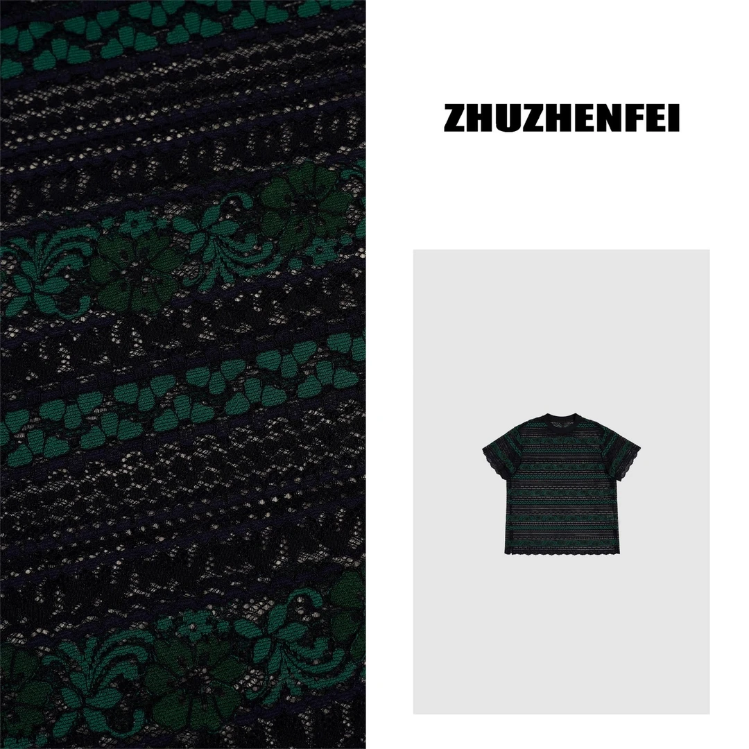 ZHUZHENFEI 条纹混色精致套头清凉夏季百搭显瘦T恤Z352316