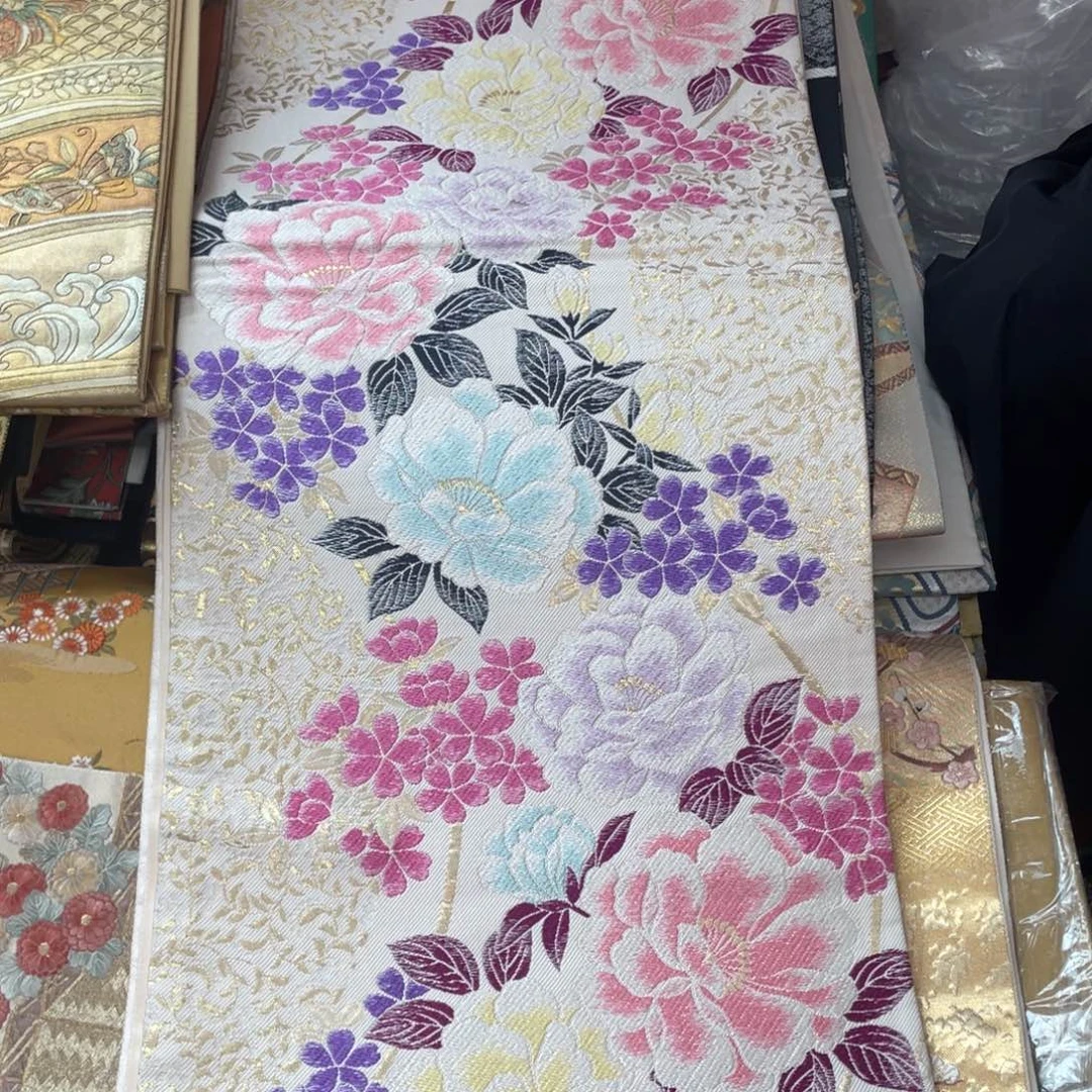 刺绣小*唐锦桑蚕丝正绢面料