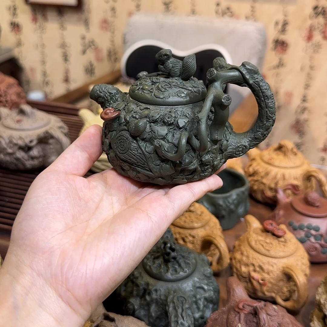 茶壶紫砂绿泥供春