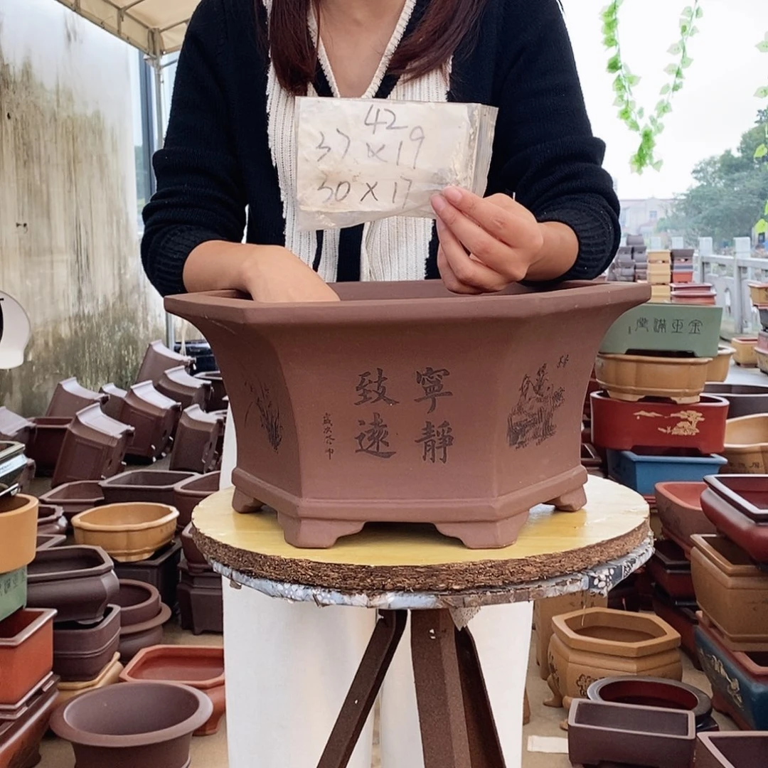 紫砂花盆紫砂花盆