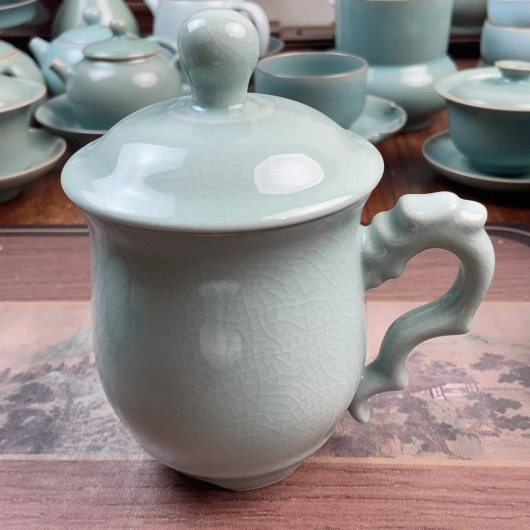 摆件原产地原矿汝瓷～茶器