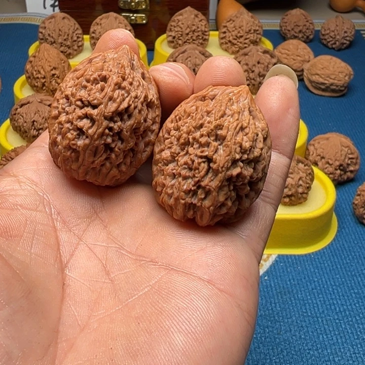 吊坠文玩核桃大蒜头去皮无修34尺