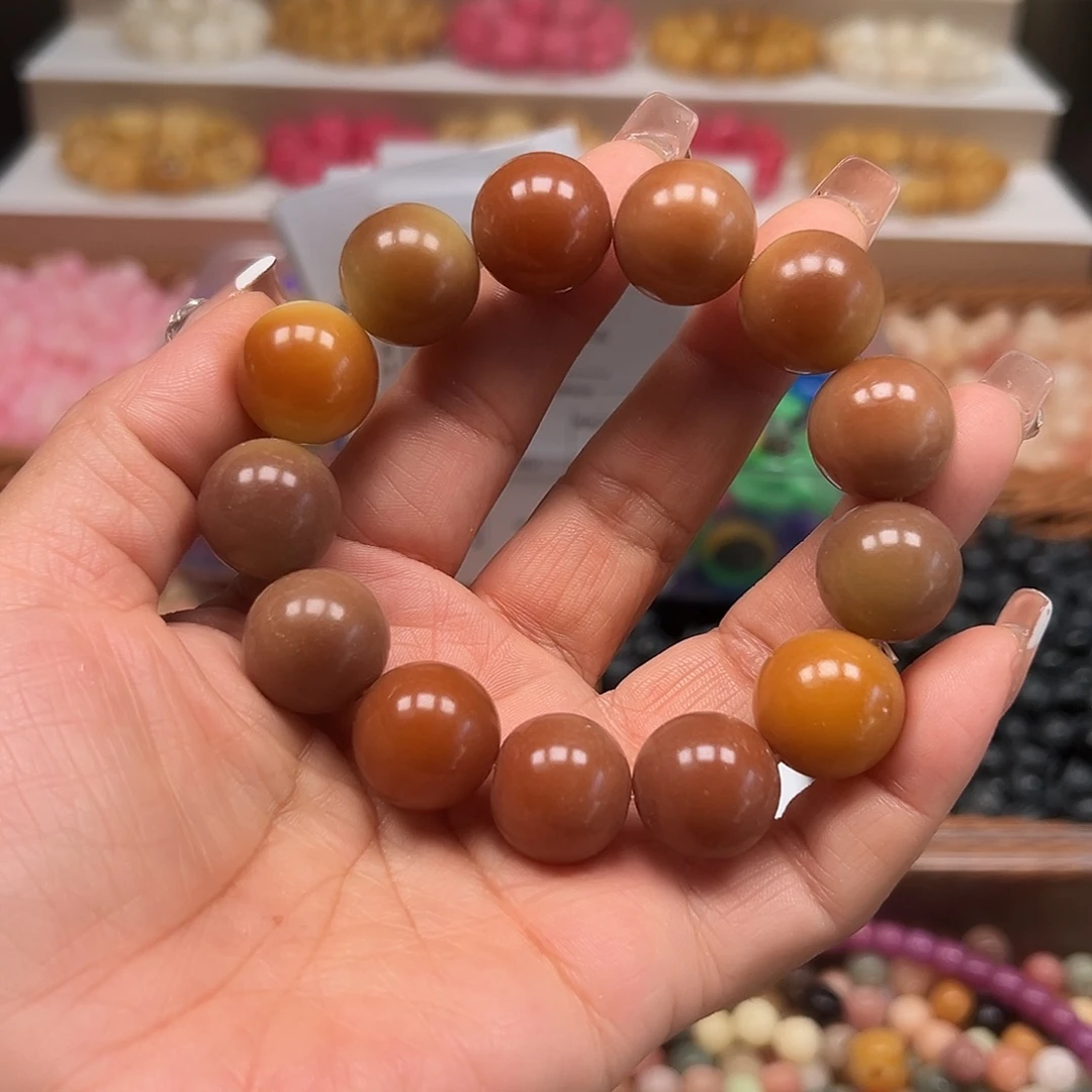 手串菩提根/象牙果微瑕卡17干枯圆一条