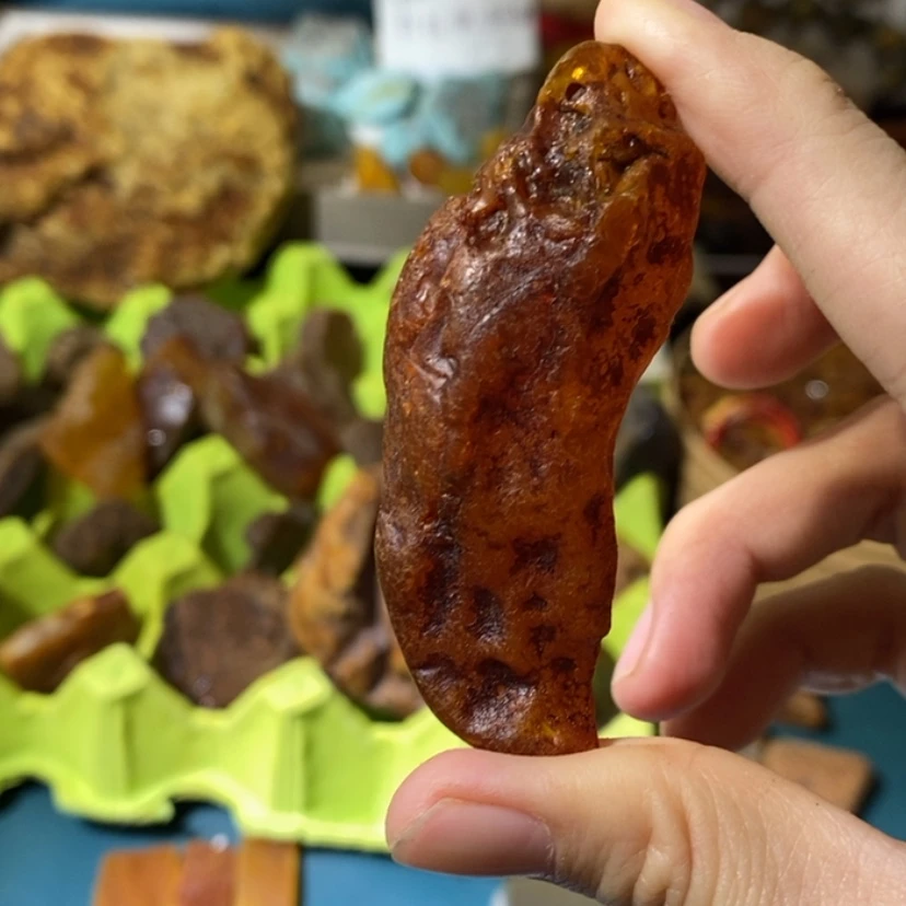 【闪购商品】琥珀珠宝奇石未镶嵌然*