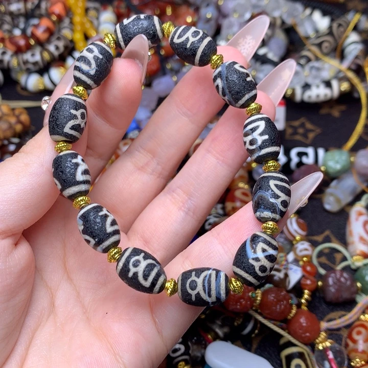 玛瑙/玉髓未镶嵌发一条