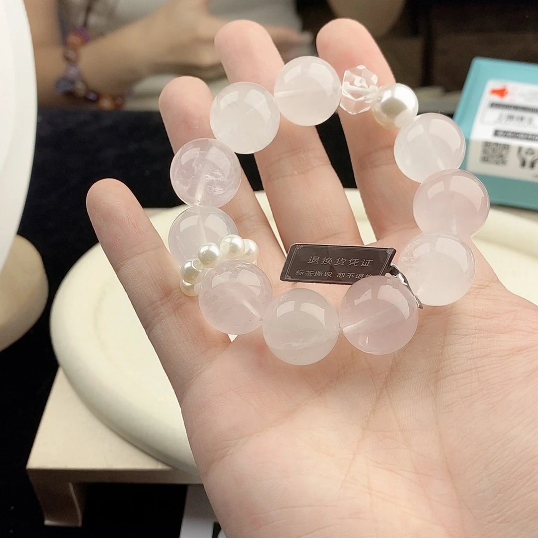 银S925镀金镶嵌手链水晶