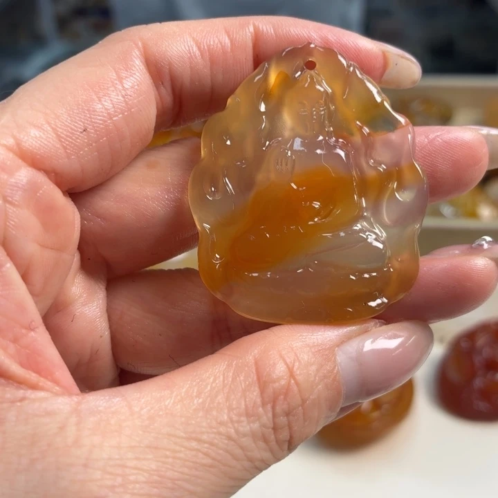 玛瑙/玉髓吊坠(不含链)未镶嵌