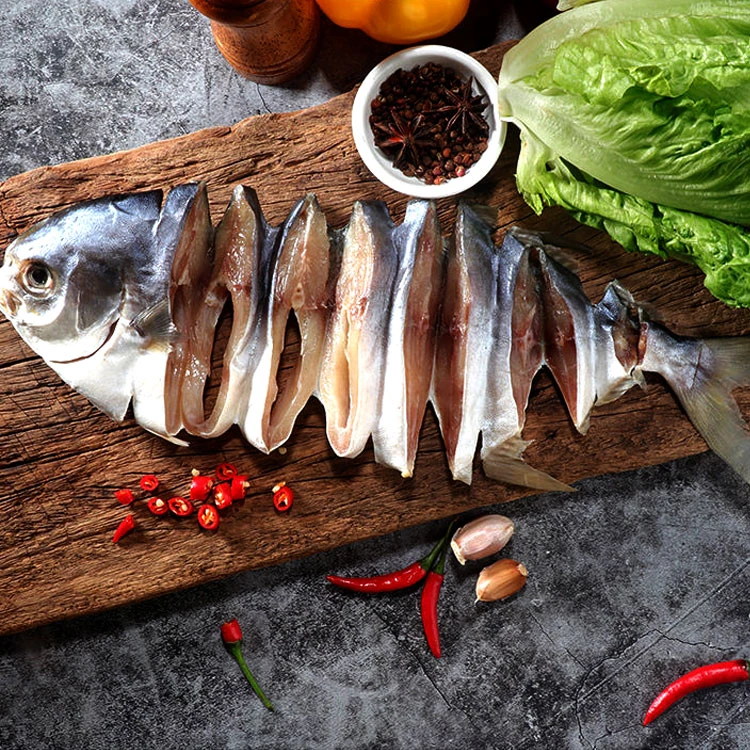 广东阳江渔民特产新鲜淡晒深海金鲳鱼干150g-500g/条金昌鱼干海味