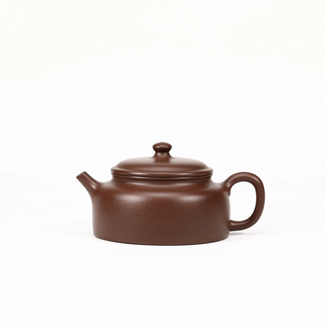 外山紫泥 矮德钟壶 内推孔 140c 半手