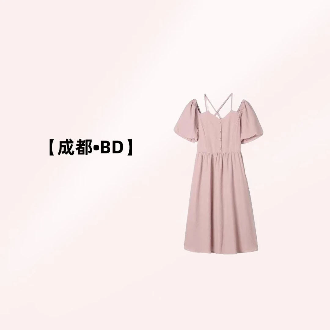 【成都•BD】NN1254-时尚女装设计感新款连衣裙气质显瘦