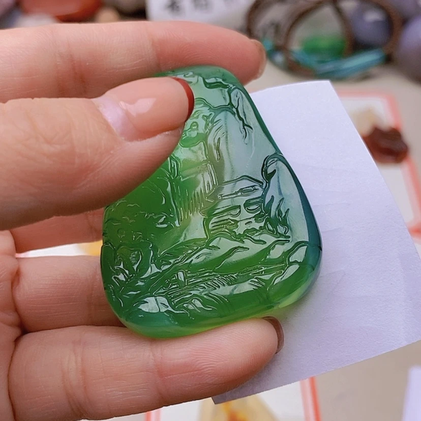 【闪购商品】未镶嵌玛瑙/玉髓珠宝半成品晴****)