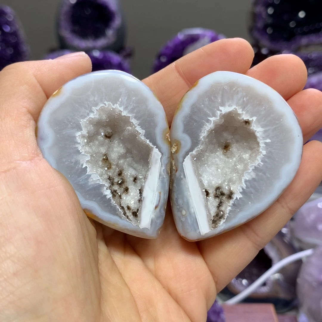 紫晶摆件未镶嵌水晶